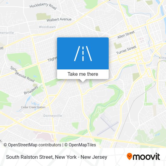Mapa de South Ralston Street