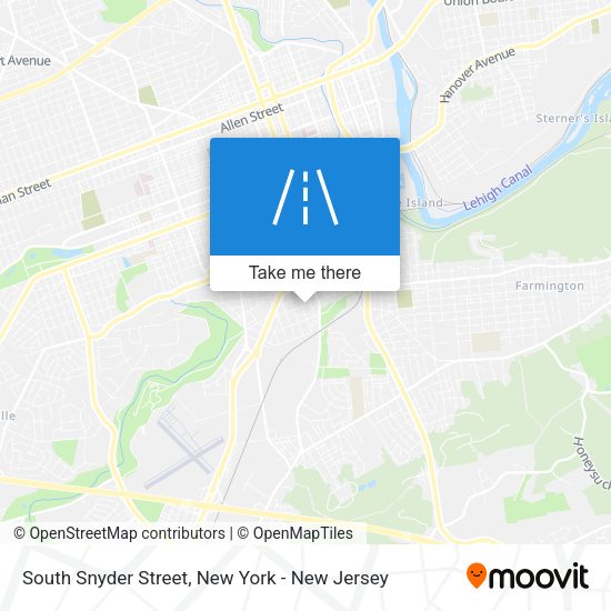Mapa de South Snyder Street