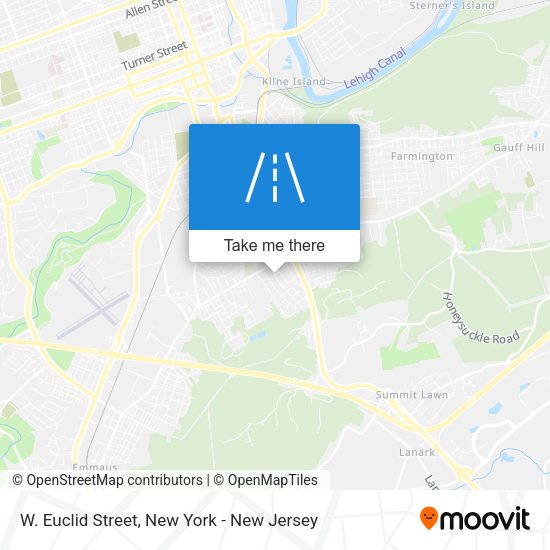Mapa de W. Euclid Street