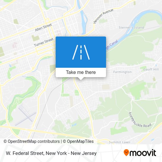 Mapa de W. Federal Street