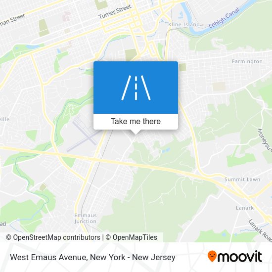 Mapa de West Emaus Avenue