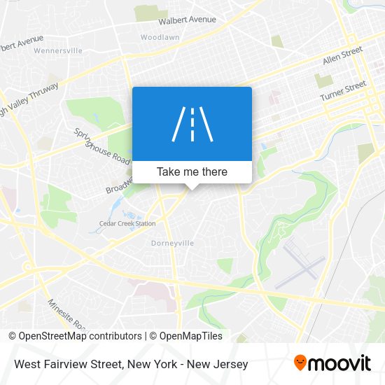Mapa de West Fairview Street