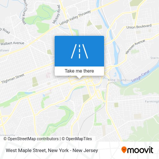 Mapa de West Maple Street