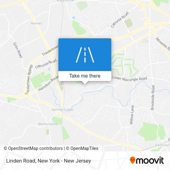 Mapa de Linden Road