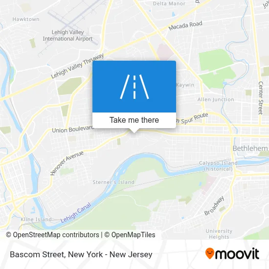 Bascom Street map