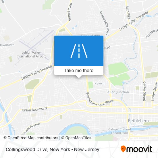 Mapa de Collingswood Drive
