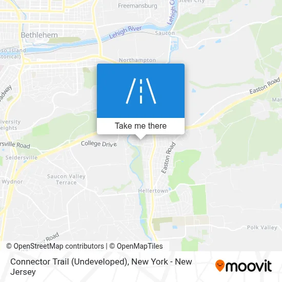 Connector Trail (Undeveloped) map