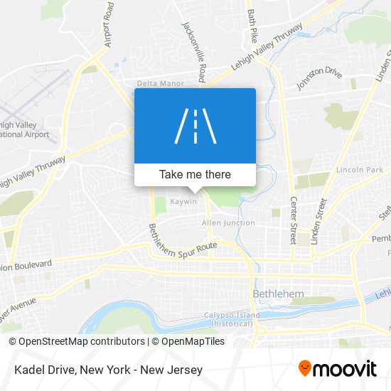 Kadel Drive map