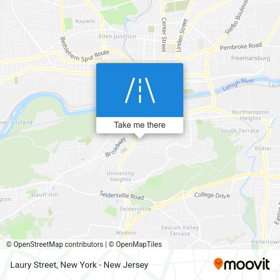 Mapa de Laury Street