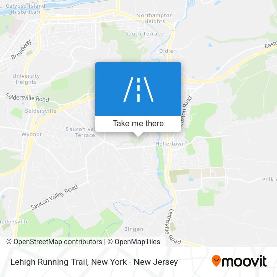 Mapa de Lehigh Running Trail