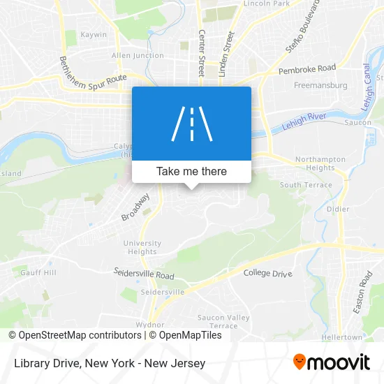 Library Drive map