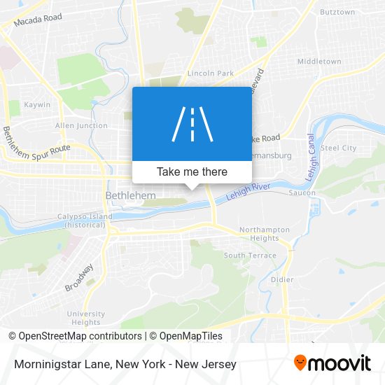 Mapa de Morninigstar Lane