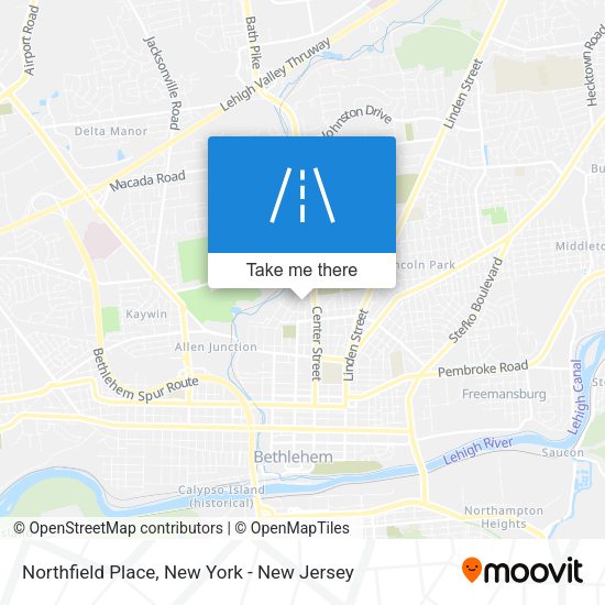 Mapa de Northfield Place
