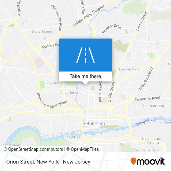 Mapa de Orion Street