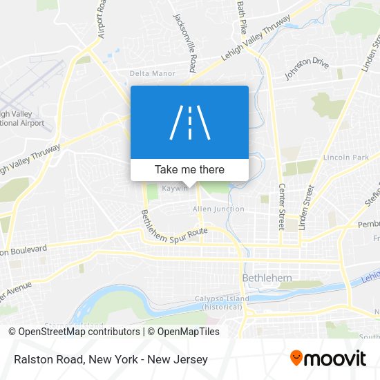 Mapa de Ralston Road