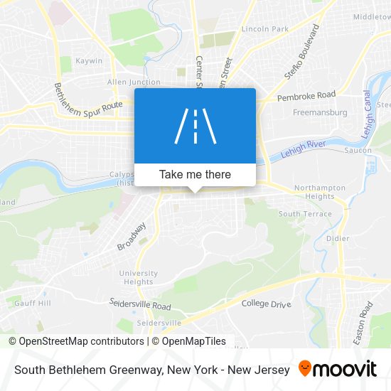 South Bethlehem Greenway map