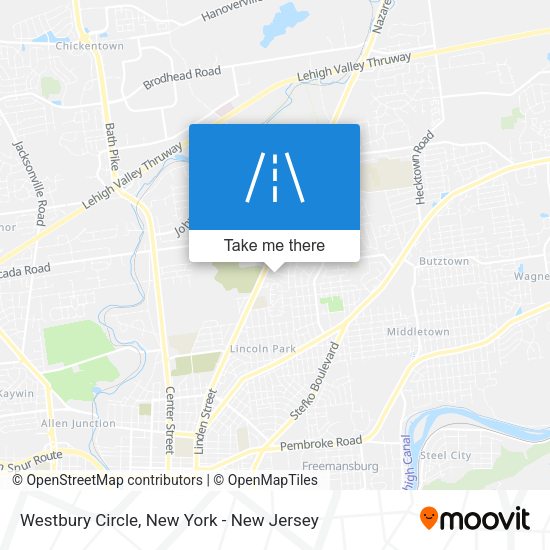 Mapa de Westbury Circle