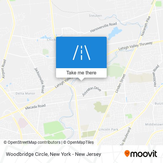 Mapa de Woodbridge Circle