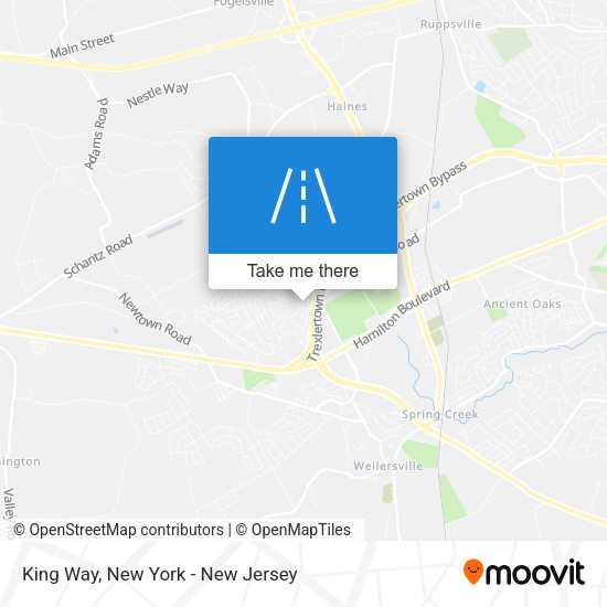 King Way map