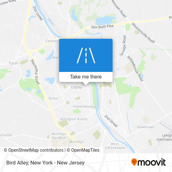 Bird Alley map