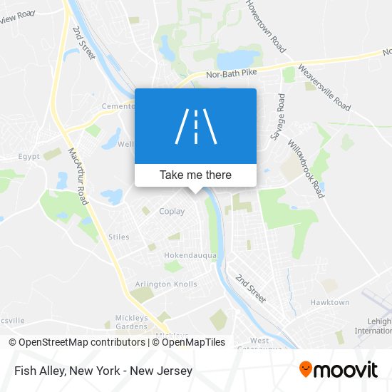 Fish Alley map