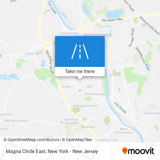 Magna Circle East map