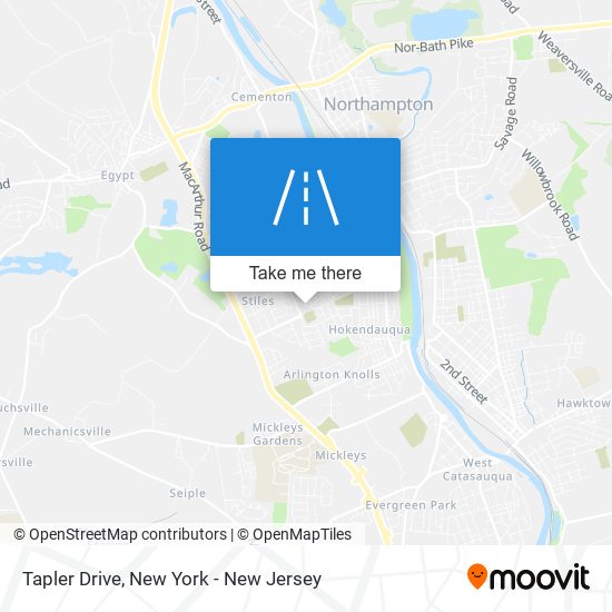 Tapler Drive map