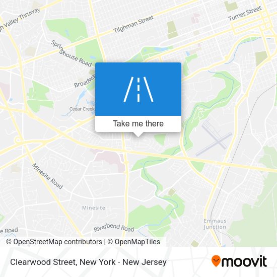 Mapa de Clearwood Street