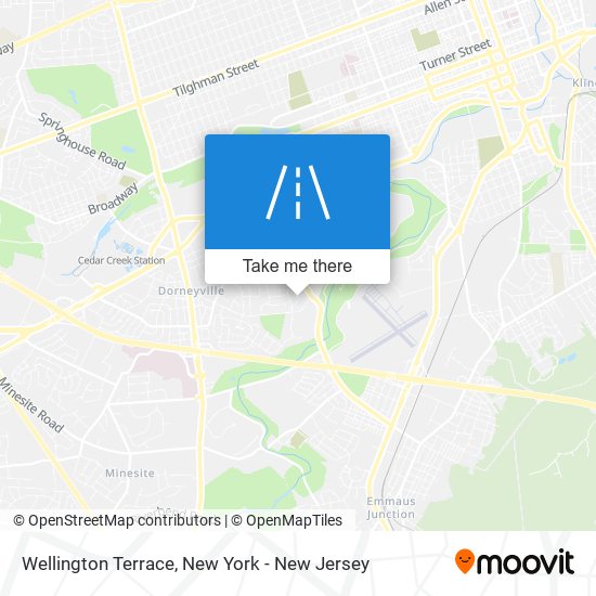 Wellington Terrace map