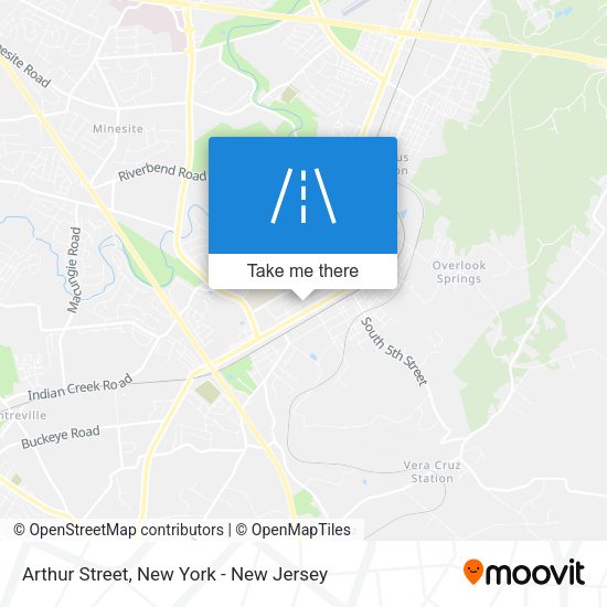 Mapa de Arthur Street