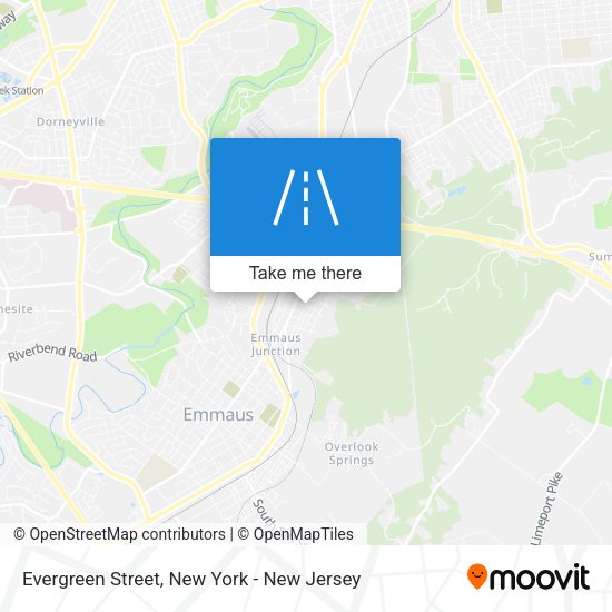 Mapa de Evergreen Street
