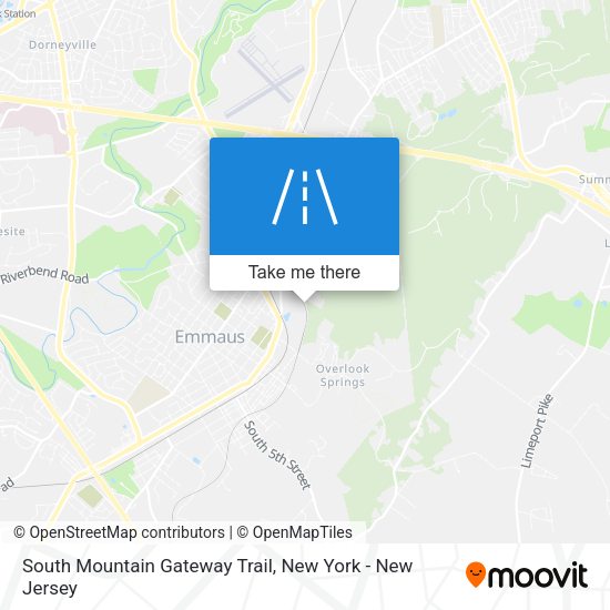 South Mountain Gateway Trail map