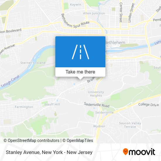 Mapa de Stanley Avenue