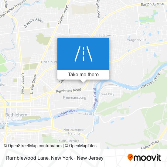 Mapa de Ramblewood Lane