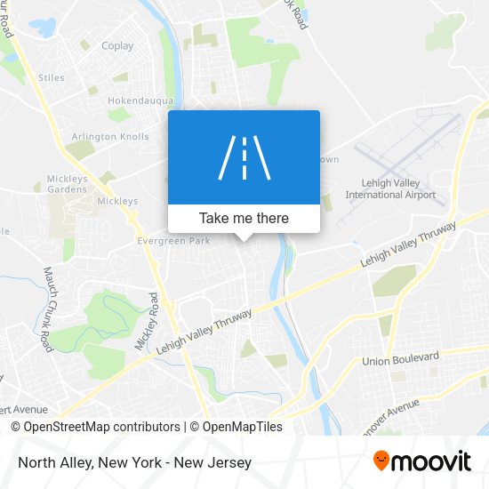 Mapa de North Alley