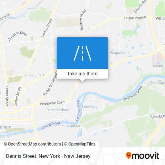 Mapa de Dennis Street