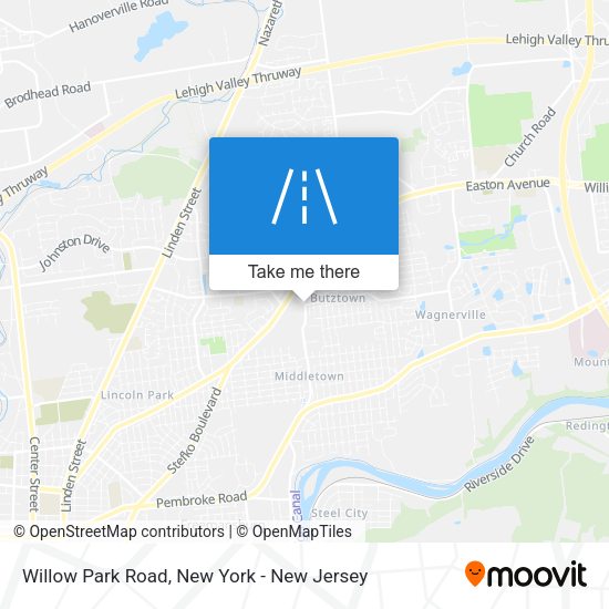 Mapa de Willow Park Road
