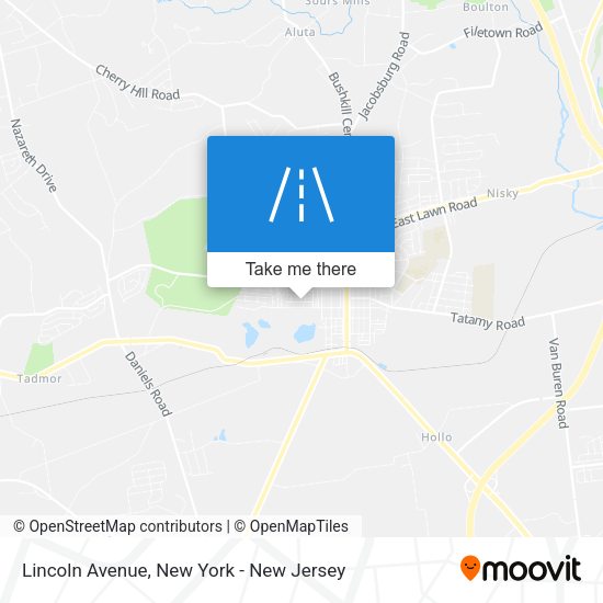 Mapa de Lincoln Avenue