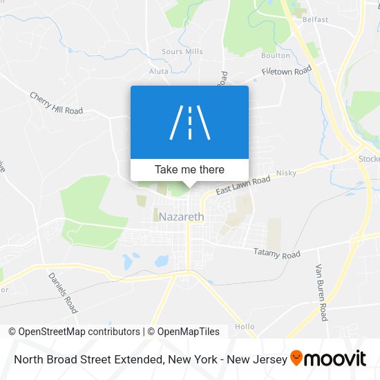 North Broad Street Extended map
