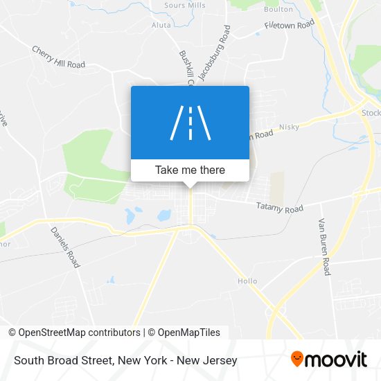 Mapa de South Broad Street
