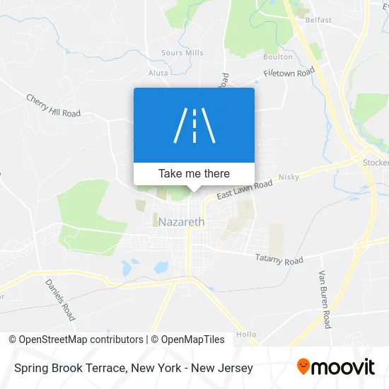 Spring Brook Terrace map