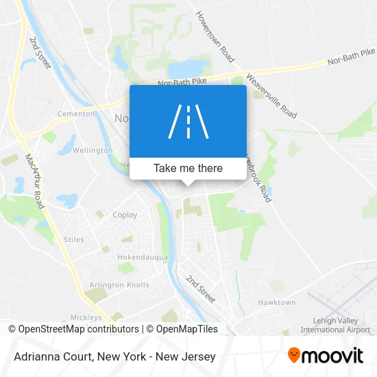 Adrianna Court map
