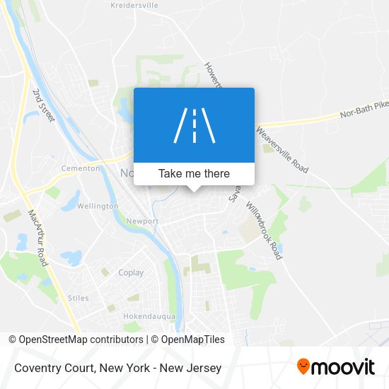 Mapa de Coventry Court