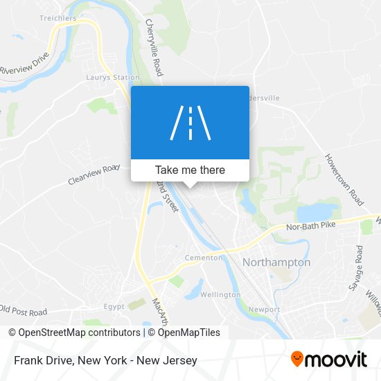 Frank Drive map