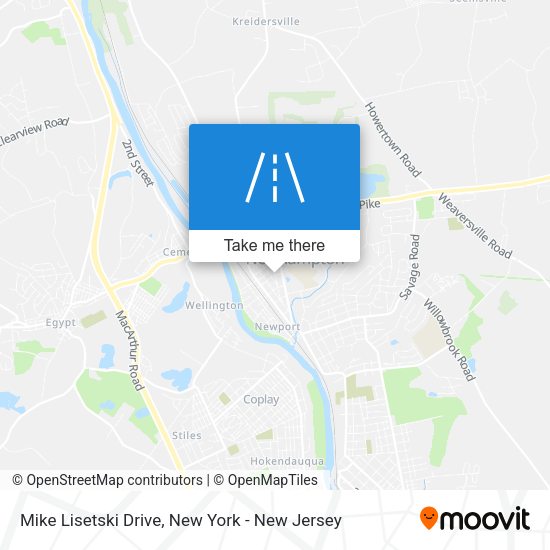 Mapa de Mike Lisetski Drive