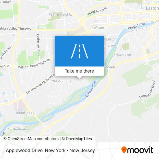 Mapa de Applewood Drive