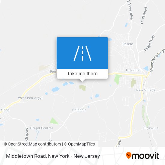 Middletown Road map