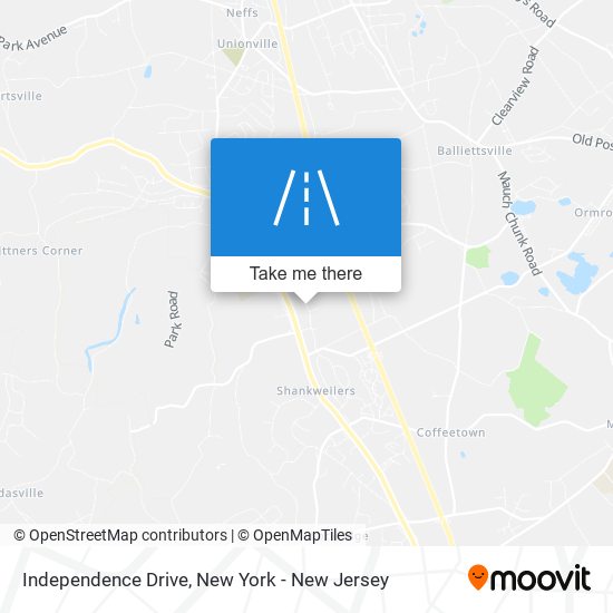 Independence Drive map