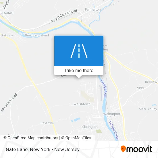 Gate Lane map