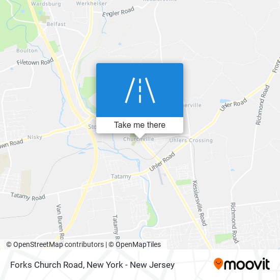 Mapa de Forks Church Road